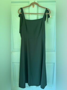 Petal & Pup Emerald Tie-Shoulder Midi Dress Size 10